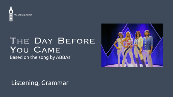 The Day Before You Came by ABBA